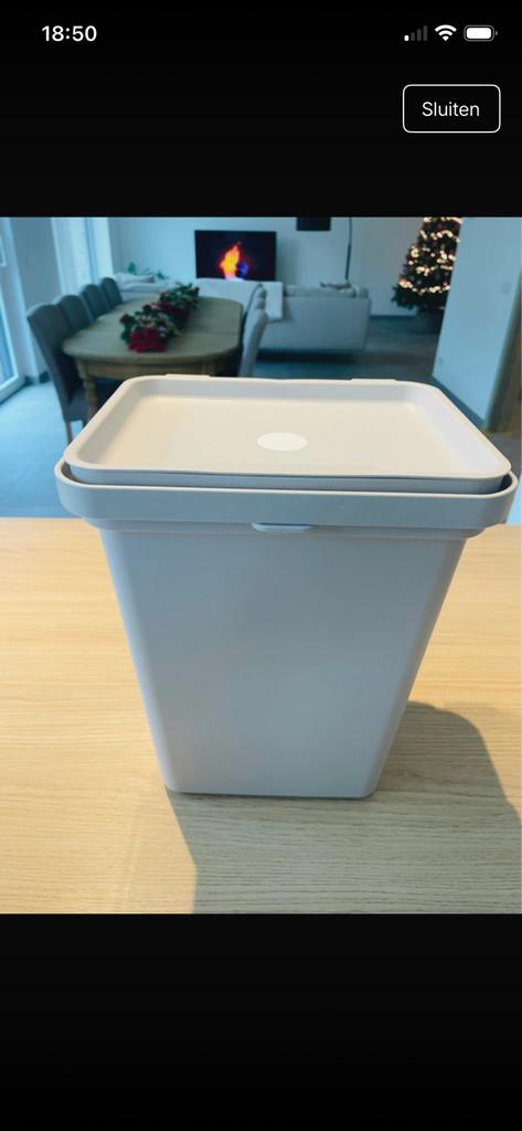 Klein vuilbakje grijs, Ophalen of Verzenden, Zo goed als nieuw