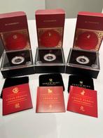 Perth Mint Australian Opal Lunar Series – incl. P125 Dragon, Ophalen of Verzenden, Zilver
