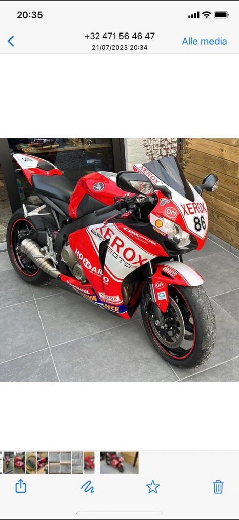 Lame de feu Honda CBR 1000RR, Motos, Motos | Honda, Particulier, Super Sport, plus de 35 kW, 4 cylindres, Permis Moto A, Enlèvement