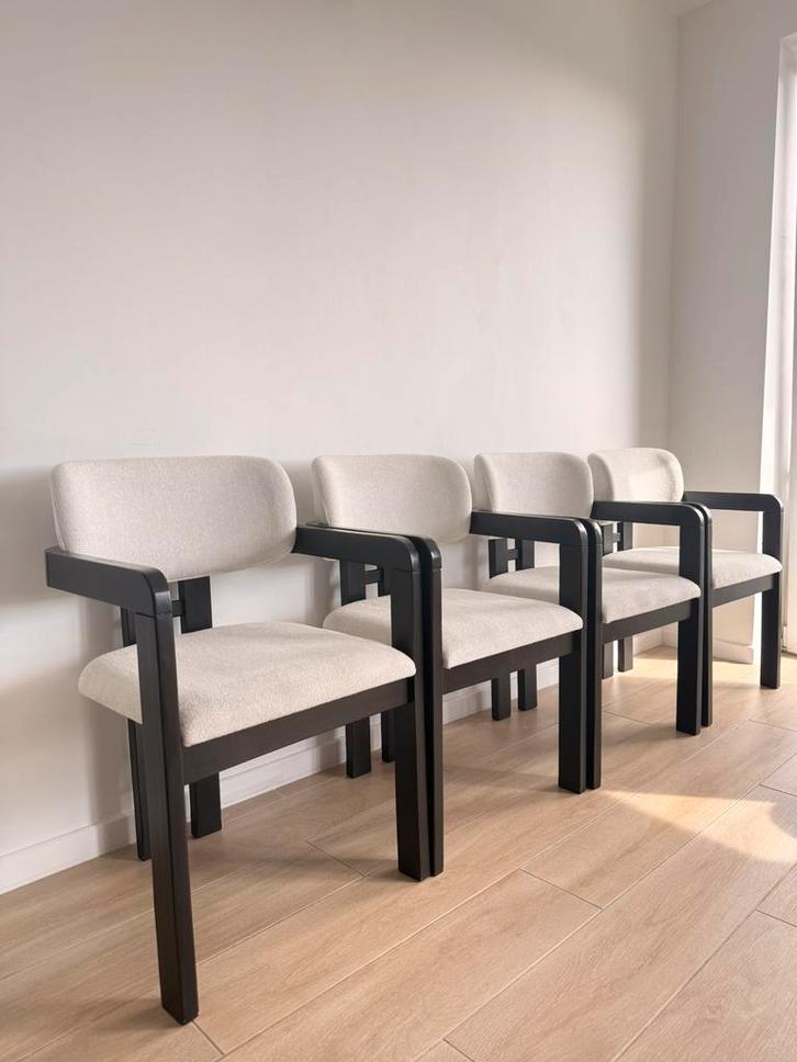 Chaises Japandi (lot 4), Maison & Meubles, Salles à manger complètes, Comme neuf, 4 à 6 chaises, Enlèvement