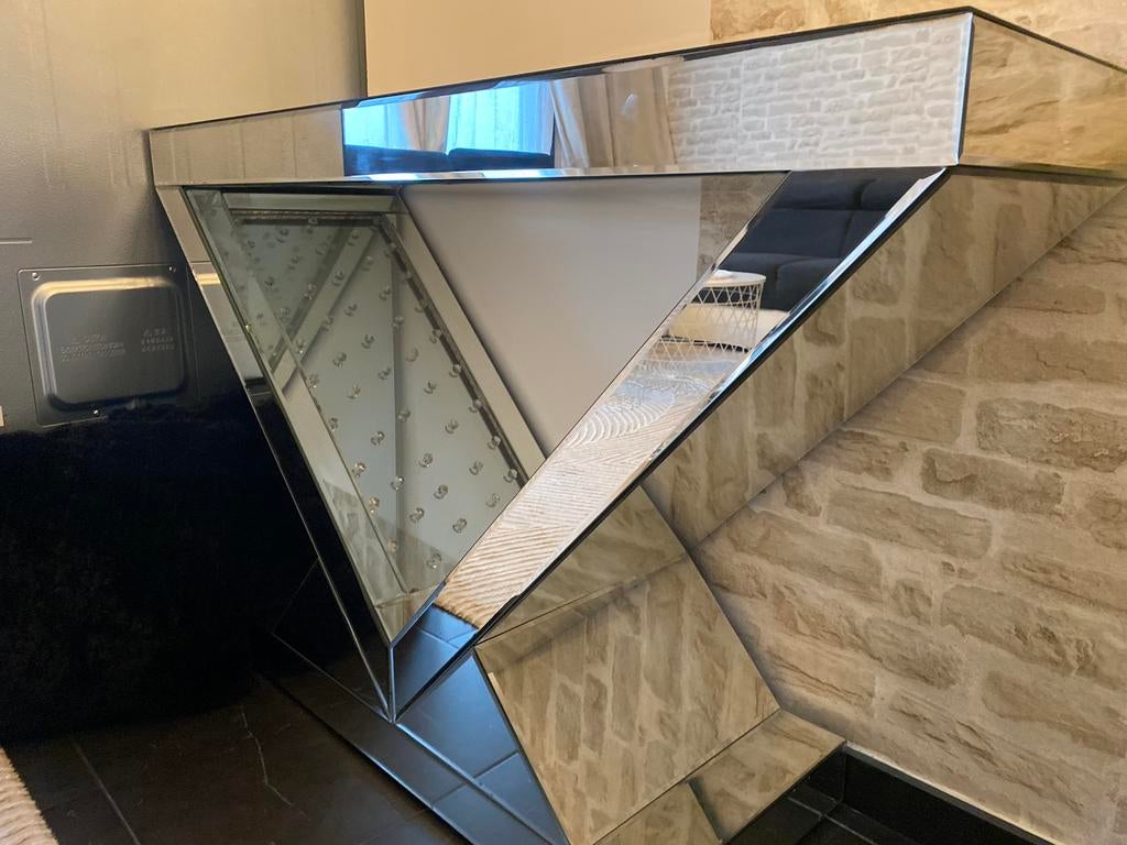 Dressoir miroir lumineux avec Led, Ophalen, Zo goed als nieuw