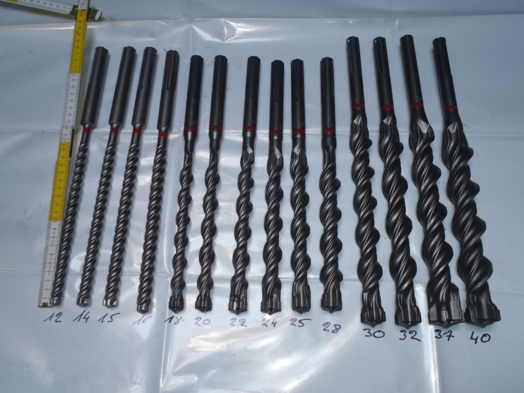 Set nieuwe SDS Max boren lengte 350mm, Doe-het-zelf en Bouw, Gereedschap | Boormachines, Ophalen, Nieuw