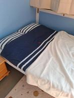 Click clack bed ----) slaapbank, Huis en Inrichting, Ophalen, Gebruikt, Zwart, Tweepersoons