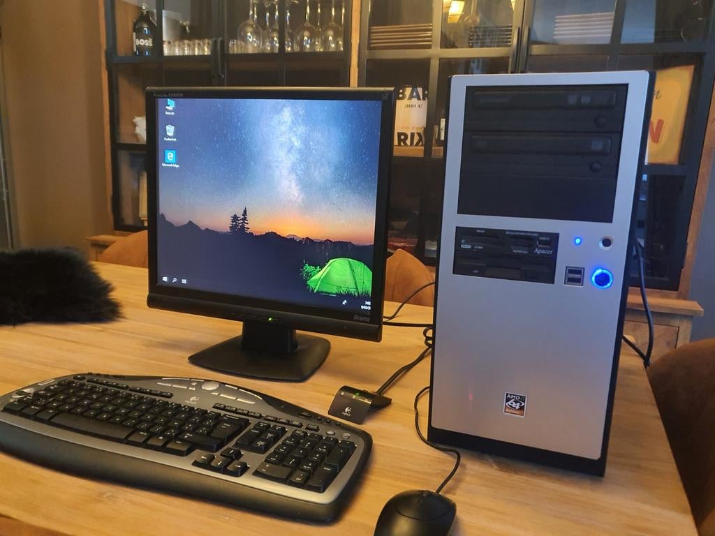 Retro desktop Amd64 4000+, Computers en Software, Vintage Computers, Ophalen