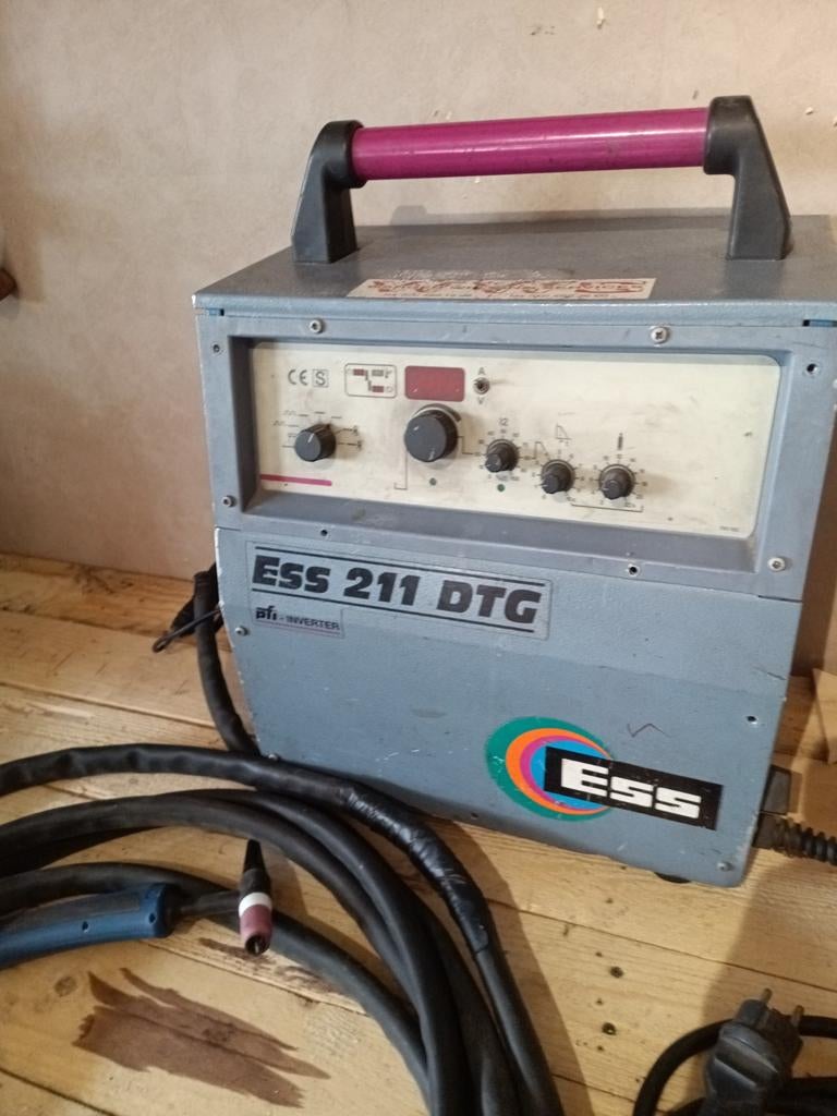 Tig lasaparaat, Ophalen, Tig