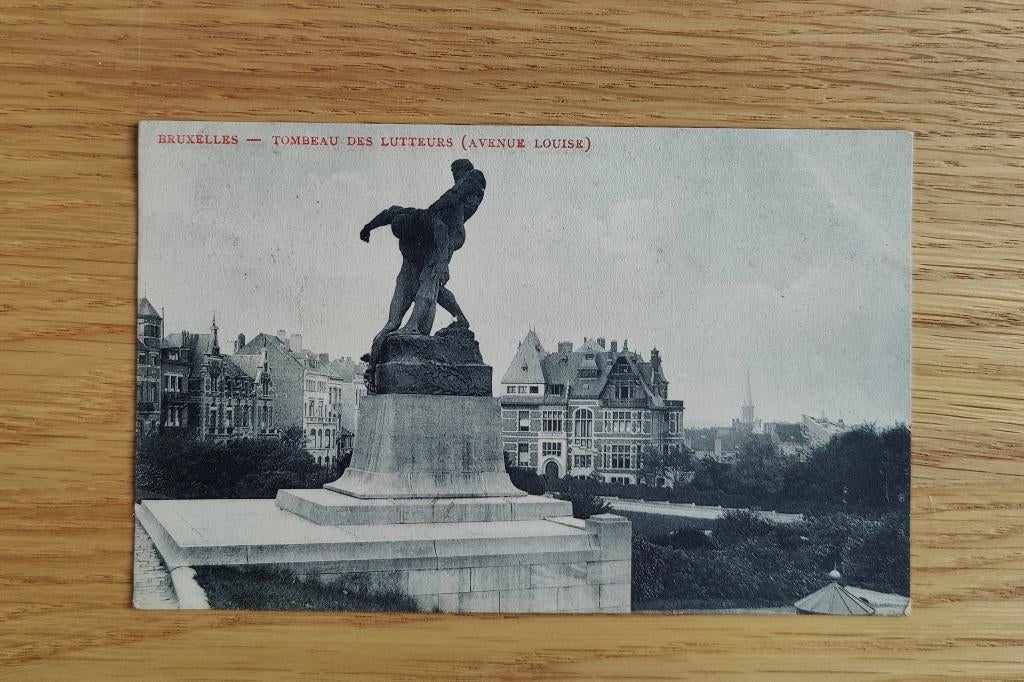 Bruxelles Tombeau des Lutteurs Avenue Louise, Envoi, Avant 1920, Affranchie, Bruxelles (Capitale)