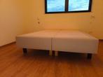 Ikea boxspring excl matras, Ophalen, Gebruikt, Beige, Tweepersoons