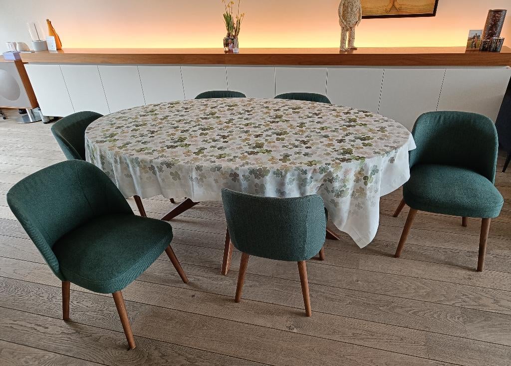 6 eetkamer stoelen, Maison & Meubles, Chaises, Autres couleurs, Comme neuf, Enlèvement, Cinq, Six Chaises ou plus