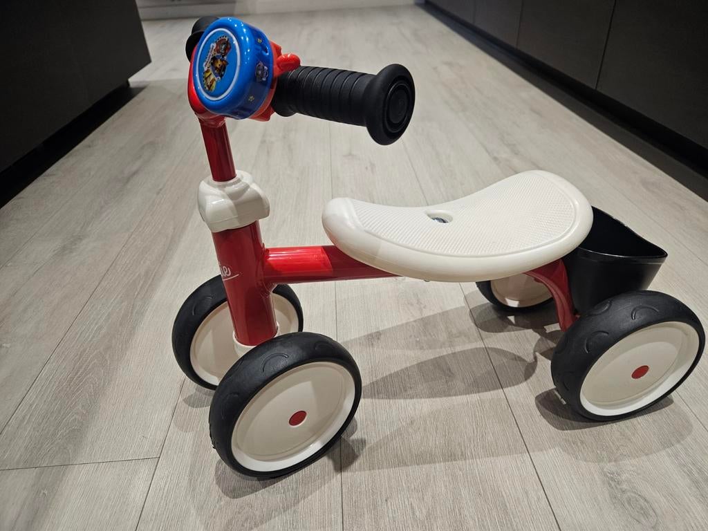 Peuter loop fietsje, Ophalen