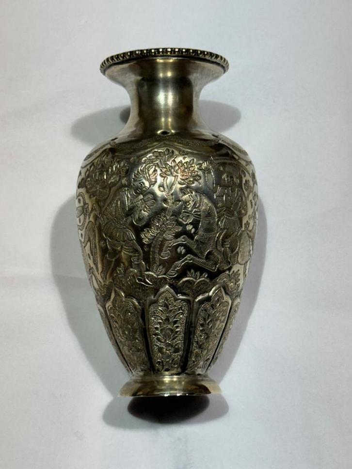 2 antieke zilveren ishafan vazen, Antiek en Kunst, Antiek | Vazen, Verzenden