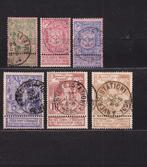 België 1894-1896 OBP 68-73 gestempeld, Verzenden, Gestempeld, Gestempeld