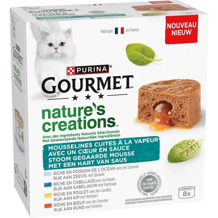 Gourmet Nature's Creations (Nieuw product), Animaux & Accessoires, Nourriture pour Animaux, Chat, Envoi