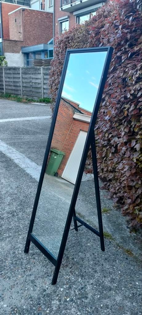 Grote, zwarte passpiegel, Maison & Meubles, Accessoires pour la Maison | Miroirs, Enlèvement