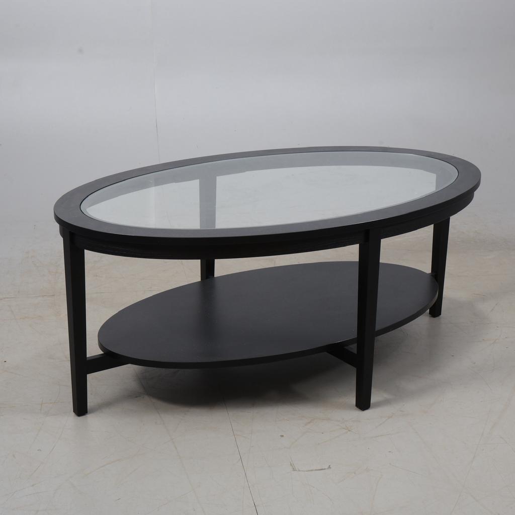 Toffe zwarte salontafel vintage ikea, Enlèvement, Utilisé