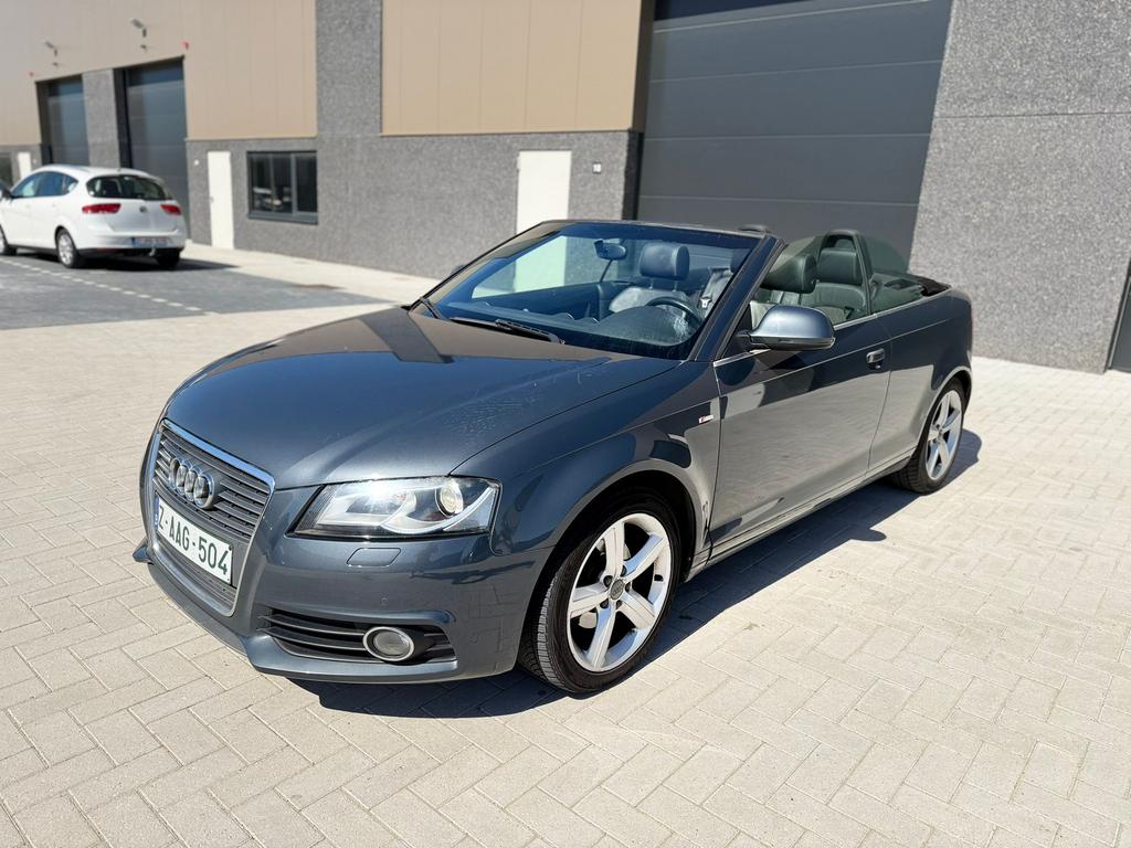 Audi A3 Cabriolet - 3x S line - euro 5 - eerste eigenaar, Euro 5, Cabriolet, Alcantara, Bedrijf