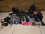 Lot cameras lenzen en fotografie gerief ongetest, Ophalen of Verzenden