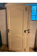 2 volle houten deuren incl omlijsting, Doe-het-zelf en Bouw, Ophalen, Zo goed als nieuw, Hout