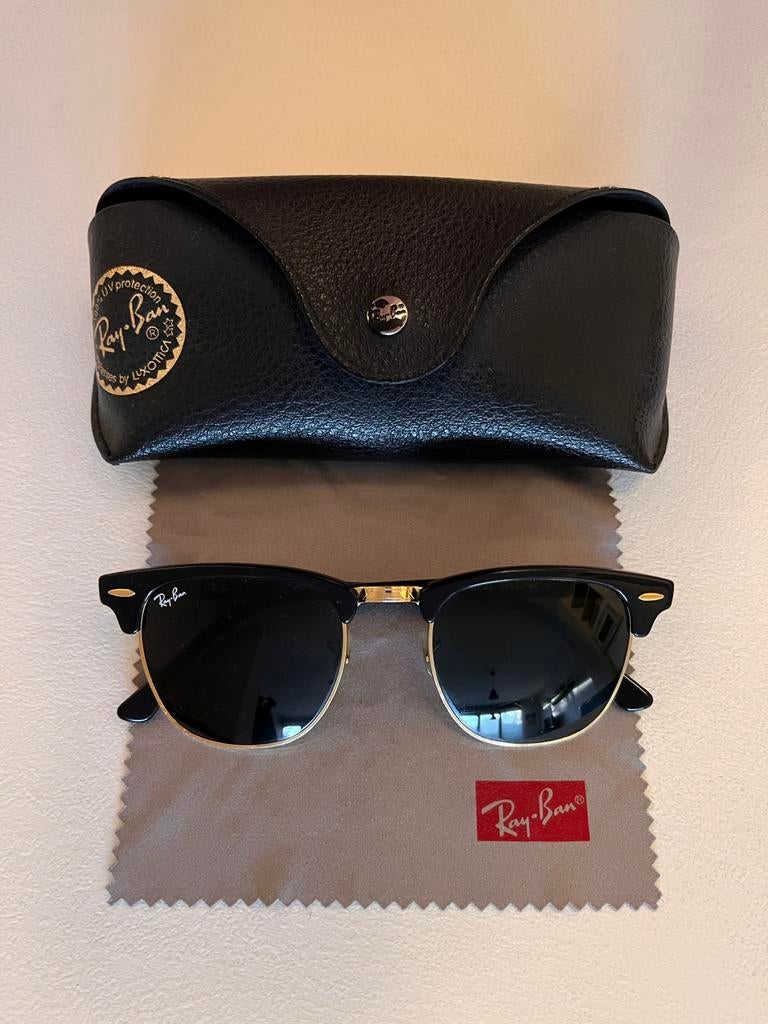 Ray-Ban Clubmaster, Enlèvement, Comme neuf, Lunettes de soleil, Ray-Ban