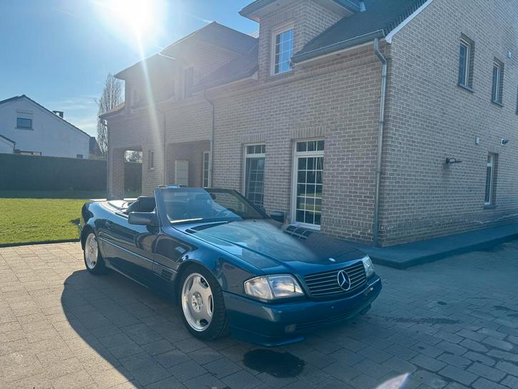 Mercedes SL500 Cabrio 1994 Hardtop Crcntrl verw zetels Leder, Autos, Mercedes-Benz, Entreprise, Achat, SL, ABS, Airbags, Air conditionné