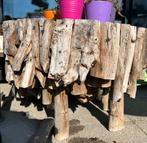 Ibizalook, Prachtige salontafel,uit houten takken, Tuin en Terras, Ophalen