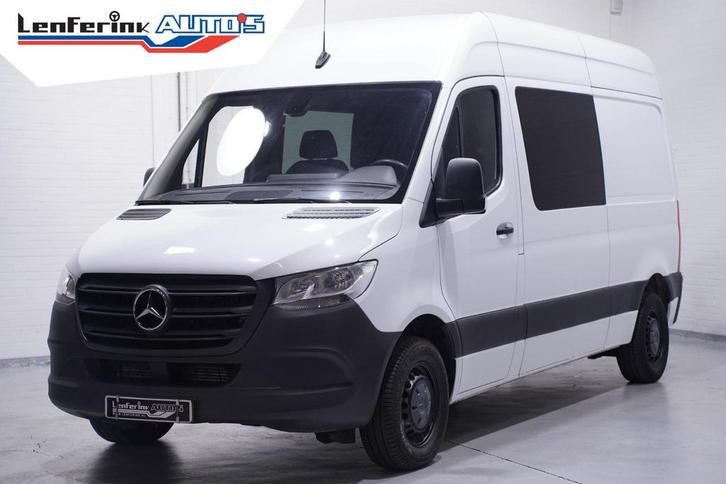 Mercedes-Benz Sprinter 314 CDI 143 pk L2H2 Dubbel Cabine Air, Auto's, Bestelwagens en Lichte vracht, Bedrijf, ABS, Airconditioning