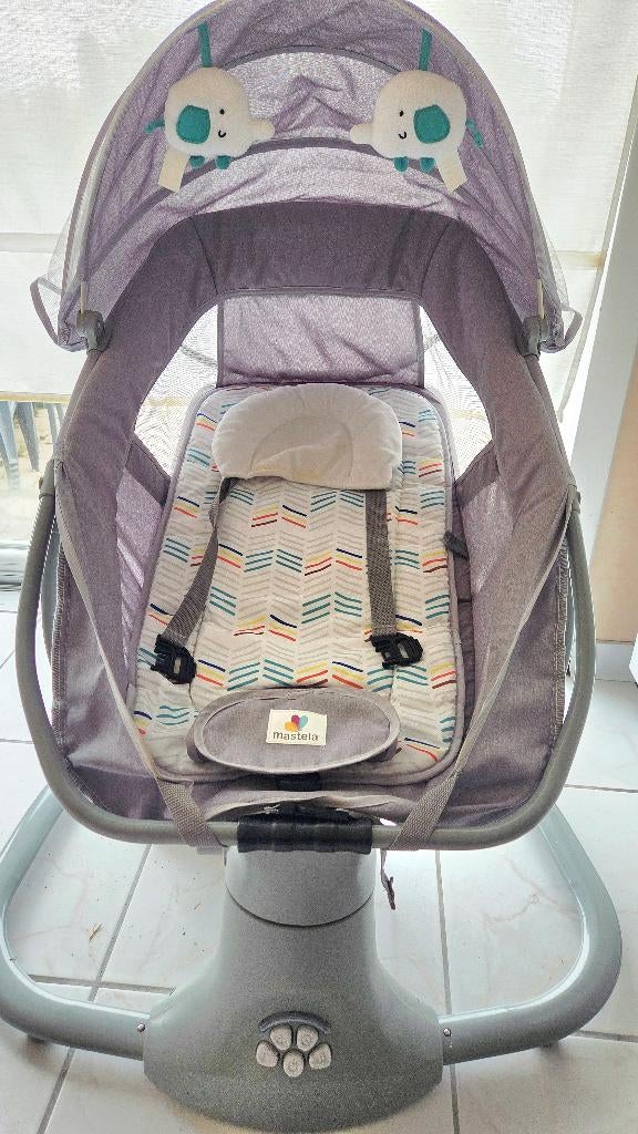 Berceau électrique - schommelstoel, Autres marques, Avec ceinture(s), Enlèvement, Utilisé