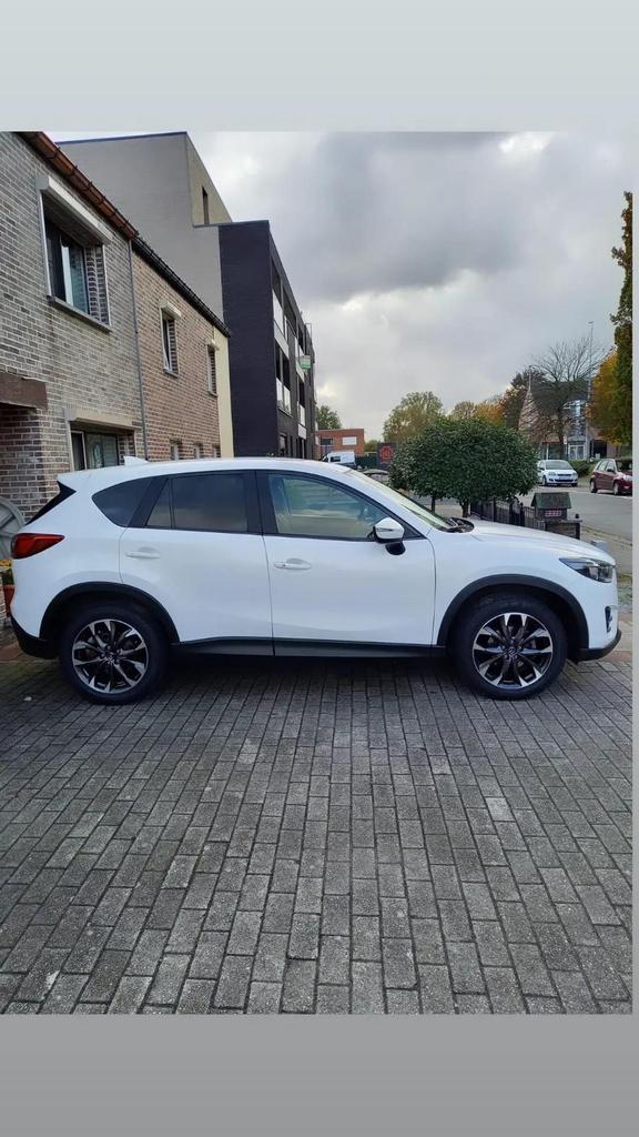 Mazda cx5 2.2 diesel 2017 Motorschade, Auto's, Lichtsensor, Wit, Leder, Particulier