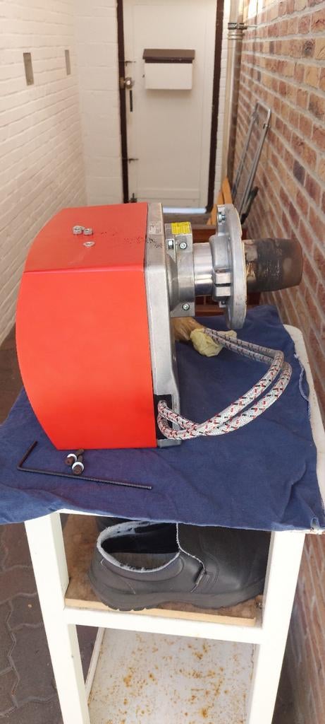 Brûleur mazout Herrmann 2020, Installé le 12/2022. 16kw>43kw, Enlèvement, Comme neuf, Radiateur, Haut rendement (HR)