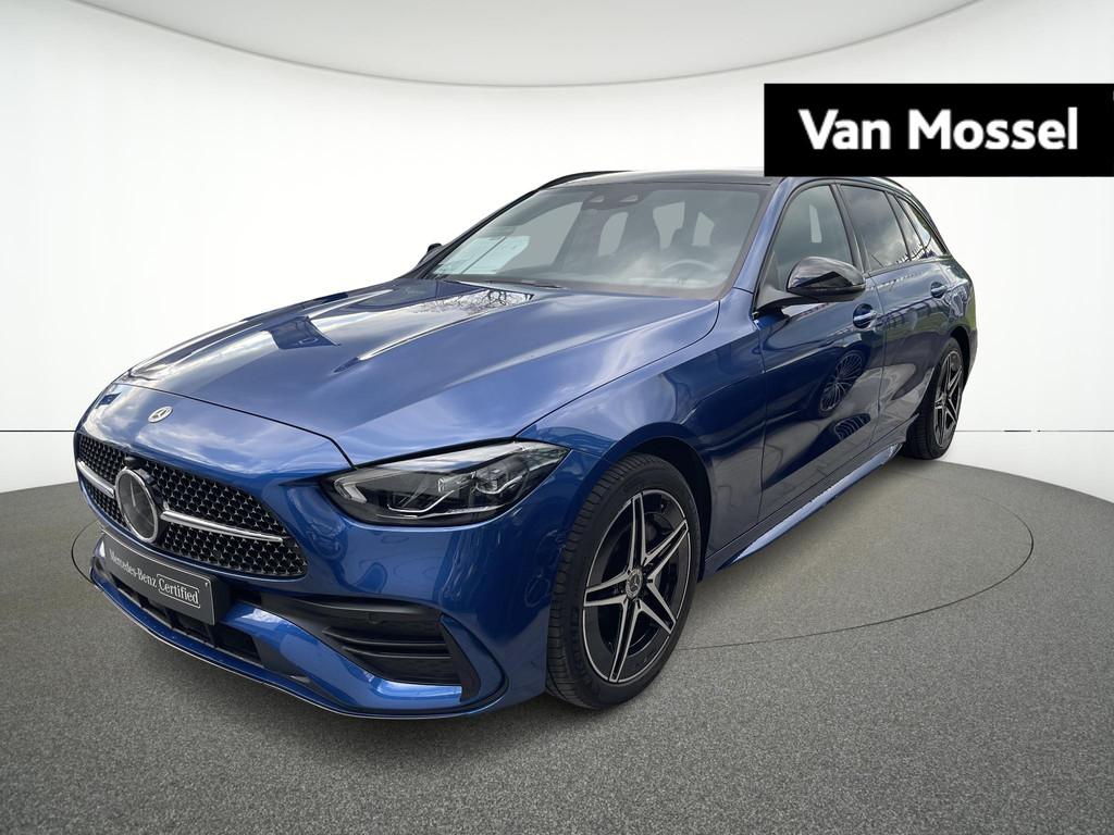 Mercedes-Benz C-Klasse Break C 300 de AMG Line - PANO DAK -, Auto's, Automaat, 4 cilinders, Blauw, Plug-in hybride