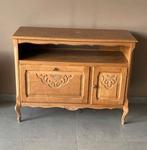 TV kast in masief eik, Huis en Inrichting, Kasten |Televisiemeubels, Ophalen, Gebruikt, Landelijk / antiek, 100 tot 150 cm