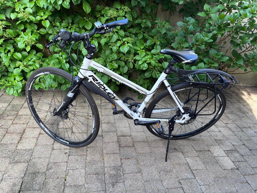 Ridley tempo gravel bike wit/zwart medium kader 47, Enlèvement, Comme neuf