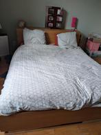 Lit 160x200 Malm (Ikea) en placage de chêne + module de tabl, Maison & Meubles, Enlèvement