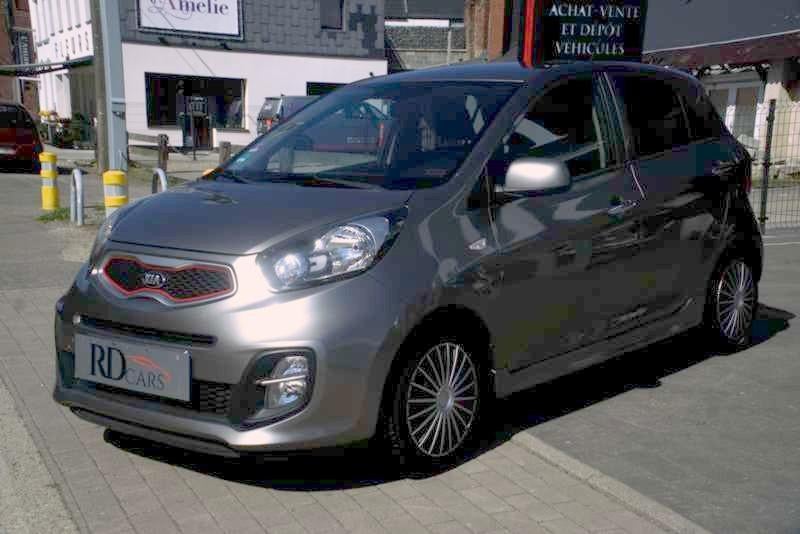 KIA PICANTO DREAM 79229KM 2014 1 JAAR GARANTIE, Auto's, Kia, Voorwielaandrijving, Euro 5, Stof, Zwart