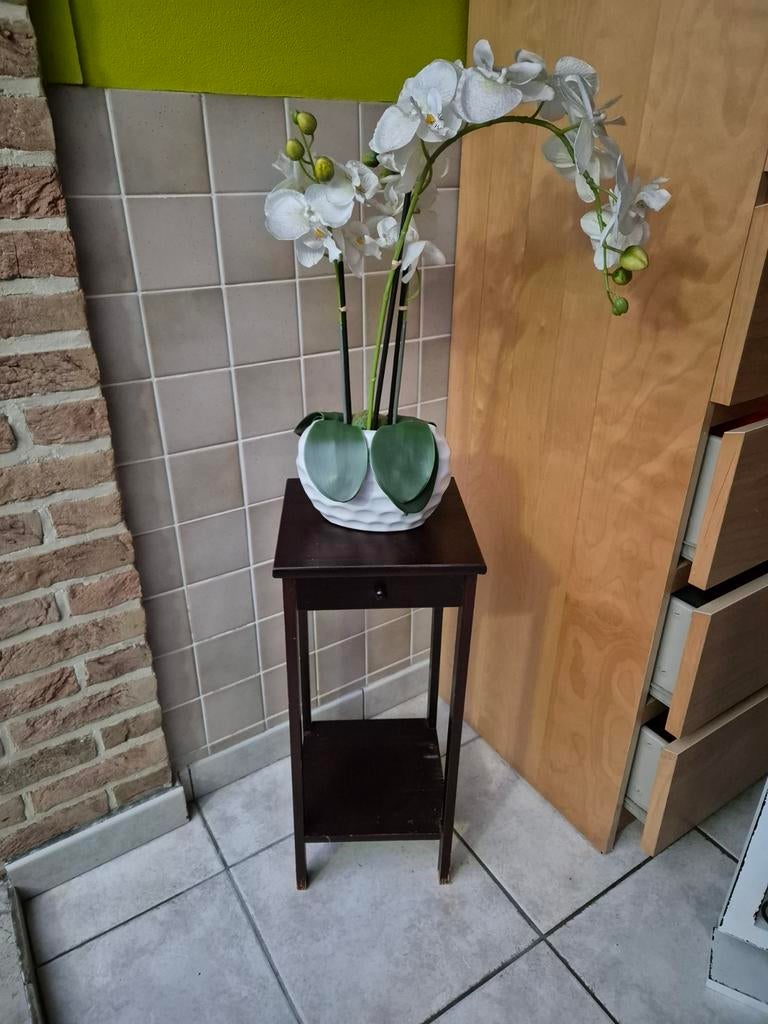 Vintage houten bijzettafel in heel goede staat, Ophalen