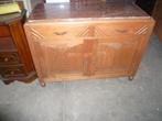 OUDE EIKEN COMMODE MET MARMEREN BLAD, Antiek en Kunst, Ophalen