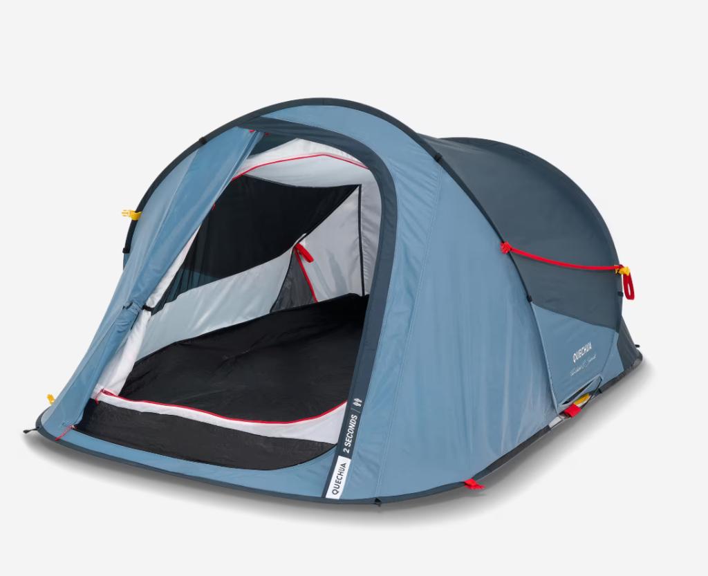 Pop-up kampeertent - Quechua 2 Seconds - Amper gebruikt!, Caravanes & Camping, Tentes, Enlèvement, Comme neuf, Jusqu'à 2