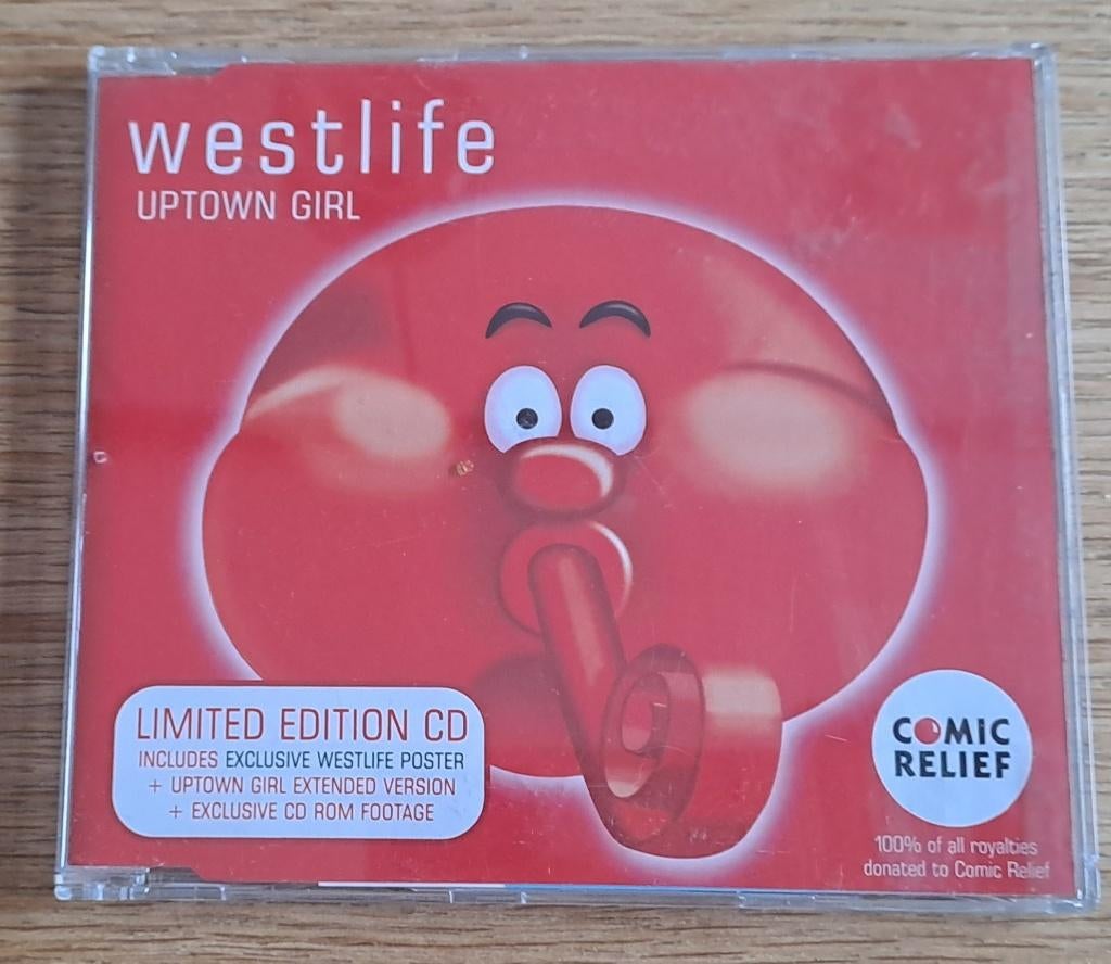 Westlife - Uptown Girl (COMIC RELIEF LMTD Edition), CD & DVD, CD Singles, Enlèvement ou Envoi, Maxi-single, Pop, 1 single