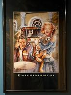 Vintage Halterman poster framed, Verzamelen, Ophalen, Zo goed als nieuw, Film, Poster