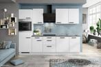 Nieuwe Moderne Rechte Keuken – Compleet, Wit, Nieuw, Enkelwandige keuken, Ophalen of Verzenden