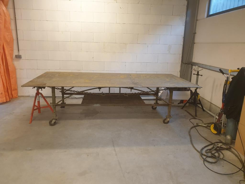 Metalen werkbank, Ophalen, Bankschroef