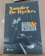 Boek Xander De Rycke - Bekend & Bescheiden, Overige typen, Ophalen of Verzenden, Zo goed als nieuw, Xander De Rycke