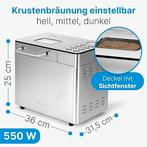 Machine à pain en acier inoxydable | LIVRAISON GRATUITE, Neuf, -, -, PROFICOOK