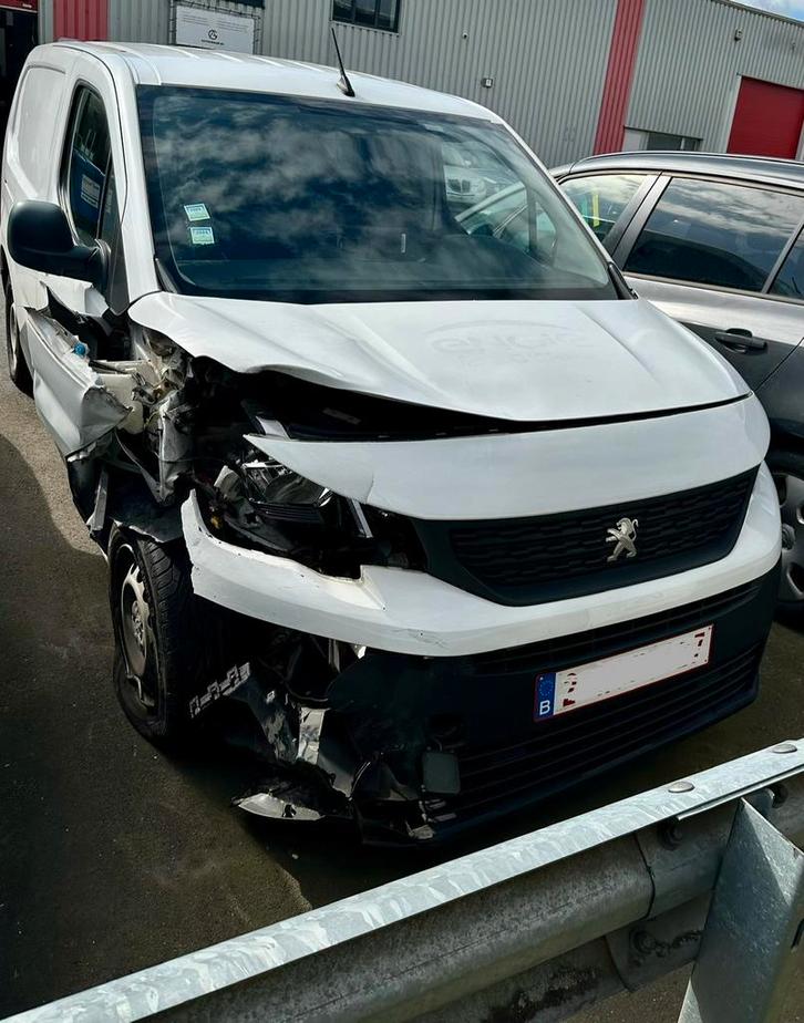 Peugeot Partner Maxi 1.6 HDi 2019 – 92.000 km – schade, Auto's, Peugeot, Particulier, Partner, ABS, Adaptive Cruise Control, Airconditioning