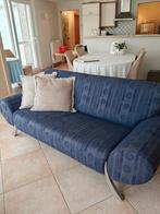 Comfortabele 3-zit zetel – donkerblauw, Ophalen, Stof