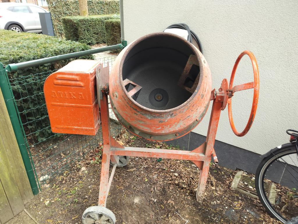 Betonmolen Atika, Ophalen, Gebruikt