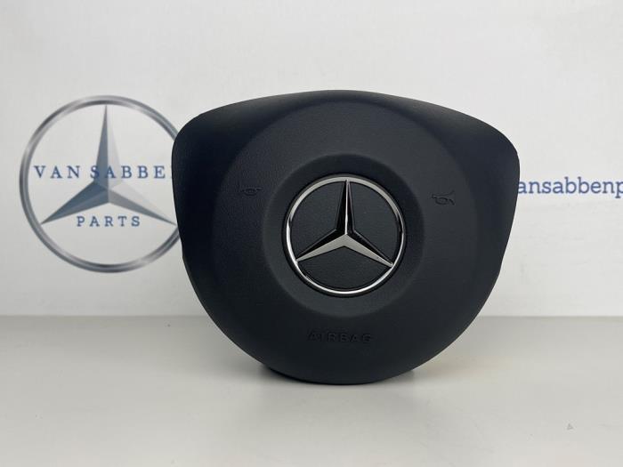 Airbag gauche (volant) d'un Mercedes C-Klasse, -, 3 mois de garantie, Utilisé, -