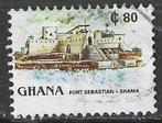 Ghana 1991 - Yvert 1296D - Fort "Saint Sebastian" (ST), Verzenden, Gestempeld