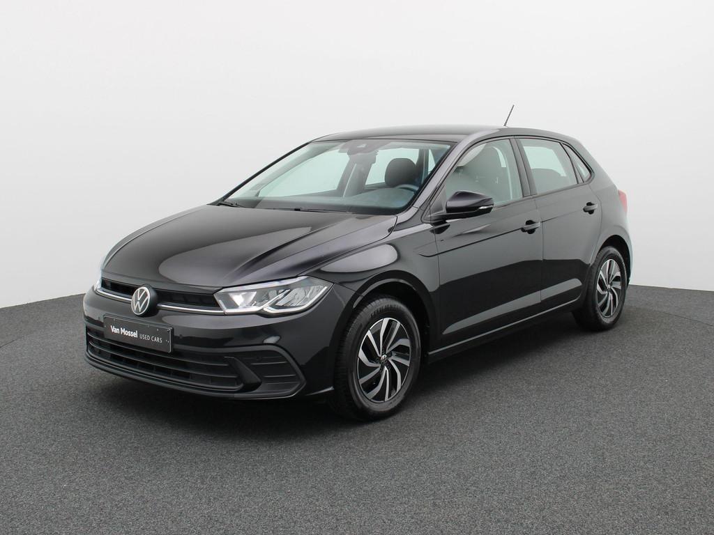 Volkswagen Polo 1.0 TSI Life Business | Carplay | Cruise Con, Voorwielaandrijving, Stof, Gebruikt, Zwart