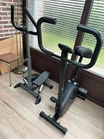 Fiets + Stepper, Sport en Fitness, Fitnessapparatuur, Ophalen, Gebruikt, Metaal, Benen