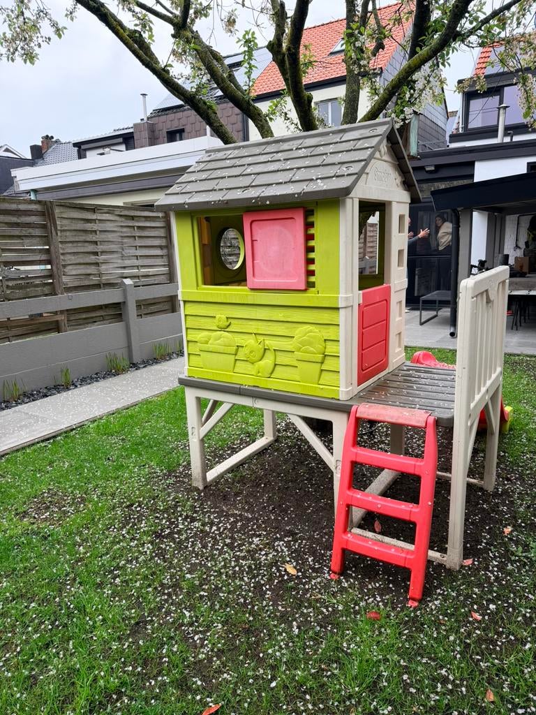 Speelhuisje Smoby met glijbaan, Enfants & Bébés, Enlèvement, Utilisé